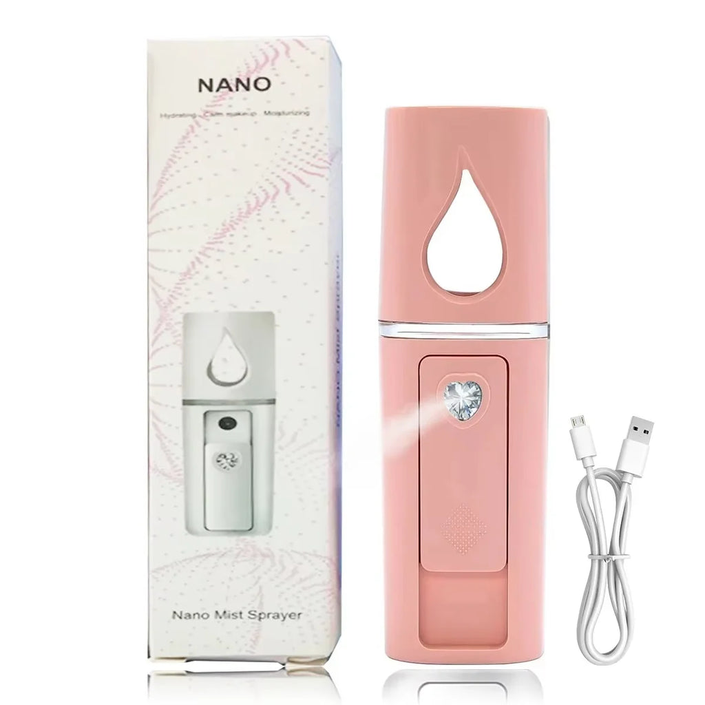 Nano Facial Mist Sprayer — Hydrate, Glow & Anti-Age On The Go