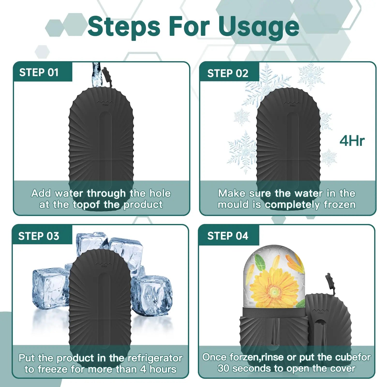 Ice Roller & Gua Sha Facial Massage Set — Depuff, Sculpt & Glow